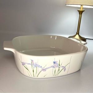 Shadow Iris Vintage 1980s and 1990s CorningWare 2L